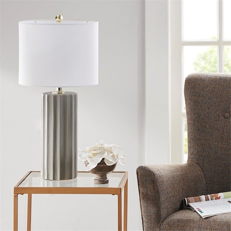 Martha Stewart Regina Resin Table Lamp, White - 13 x 13 x 27 in. MT153-0051